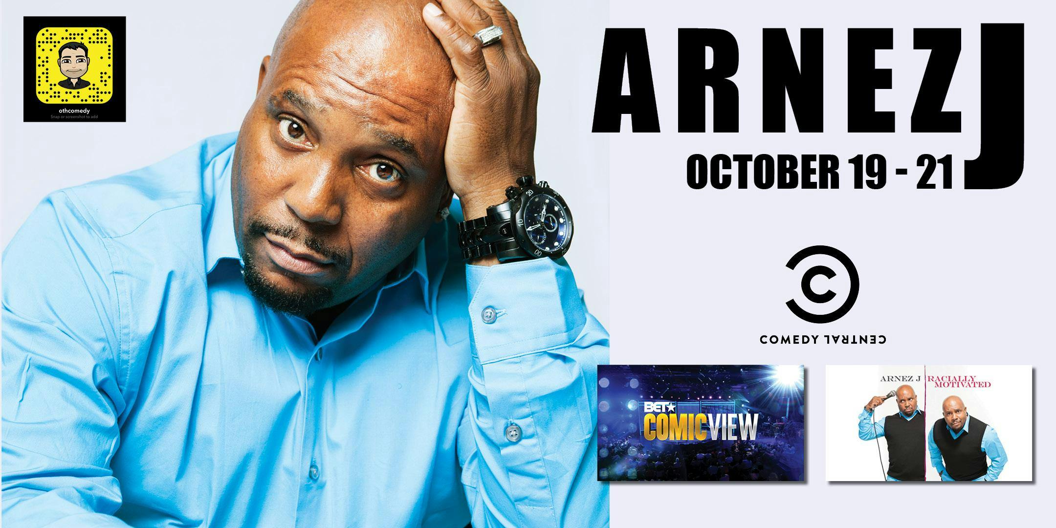 Comedian Arnez J live at Off the hook Comedy Club in Naples, FL