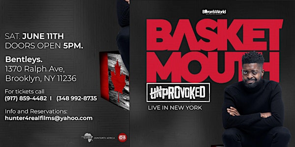 BASKETMOUTH UNPROVOKED - LIVE IN NEW YORK