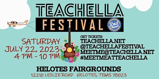 Imagen principal de Teachella Festival- A Teacher Appreciation Fundraising Event in San Antonio