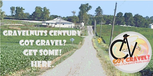 Imagem principal do evento GravelNuts CenturyGrind 100 - Smart-guided Selfie Cycle Gravel Tour - Ohio