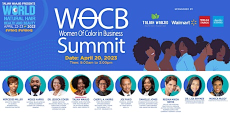 Imagem principal do evento 2023 Women of Color in Business Summit