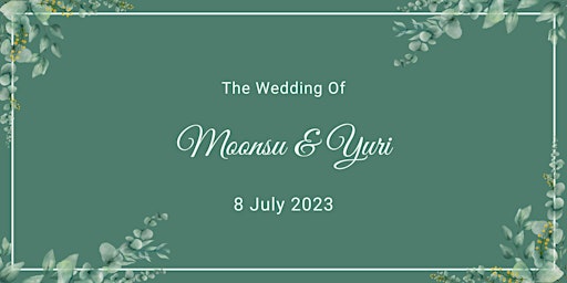 The reception of Moonsu and Yuri's wedding primary image