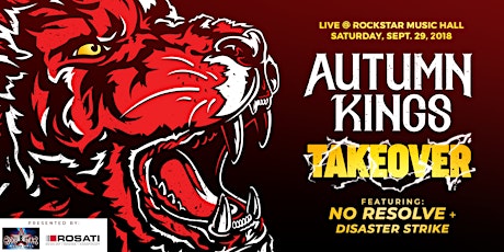 Autumn Kings Takeover feat. No Resolve & Disaster Strike primary image