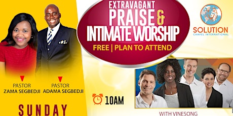 Extravagant Praise & Intimate Worship with VINESONG primary image