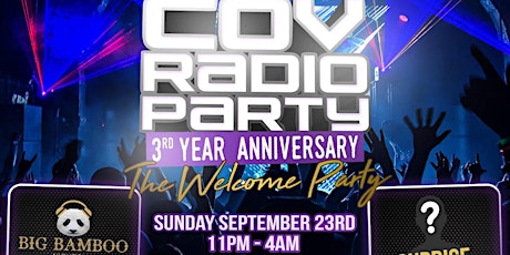 #COVRADIOPARTY 3RD YEAR ANNIVERSARY  primary image