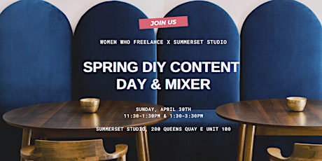 Spring DIY Content Day & Mixer primary image