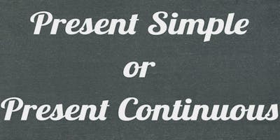 Present Simple VS Present Continuous with MyES Brescia Present Simple VS Present Continuous with MyES Brescia