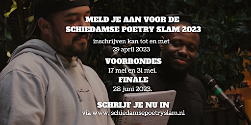 Schiedamse Poetry Slam 2023: Voorronde 2