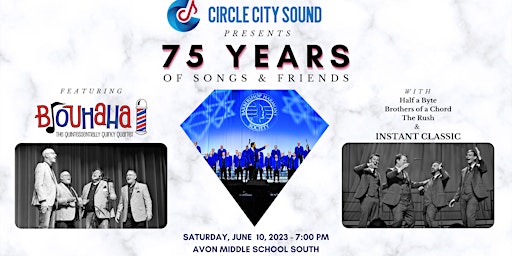 Circle City Sound presents “75 Years of Songs and Friends” primary image