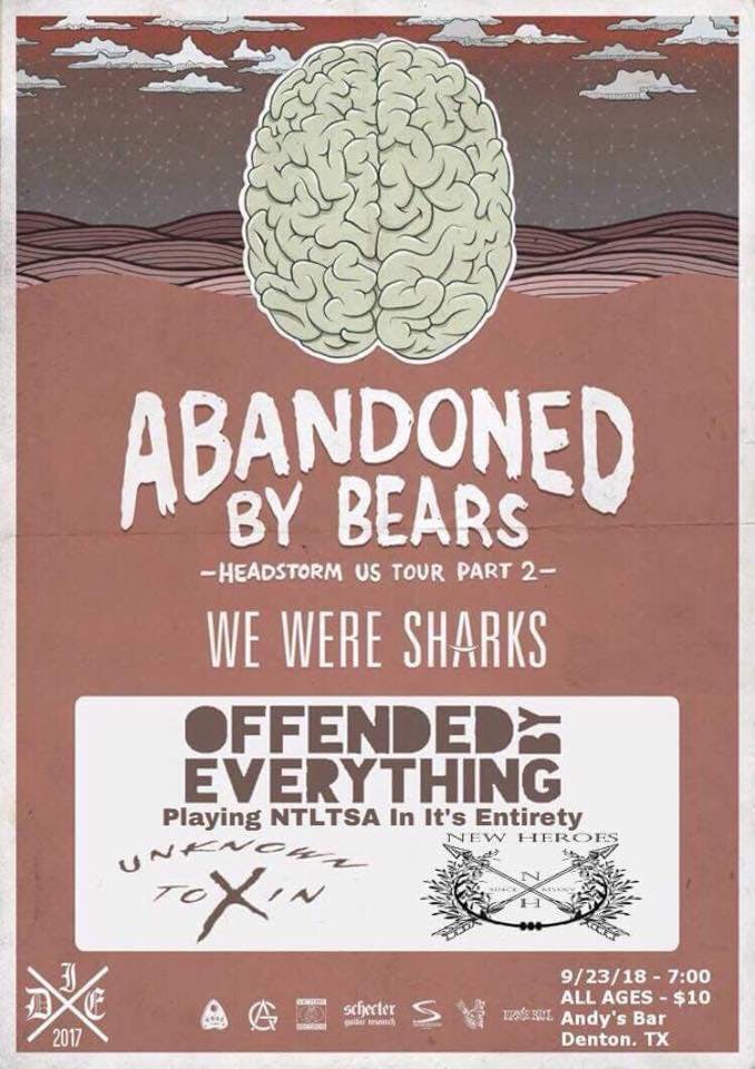 DIE Presents: Abandoned by Bears, We Were Sharks and More!