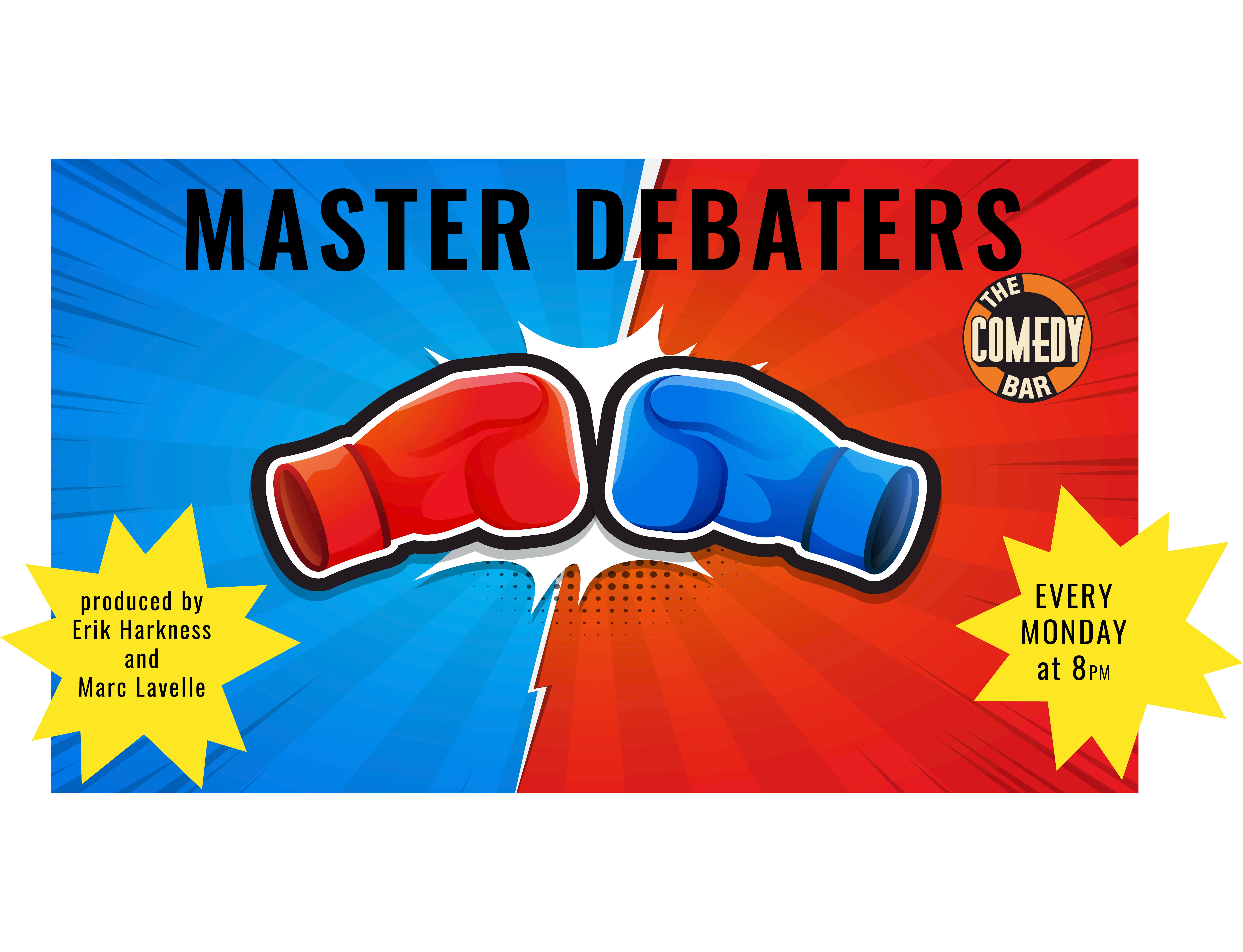 Monday September 24: Master Debaters