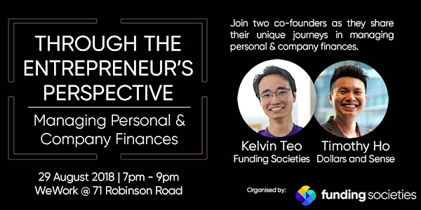 Through the Entrepreneur's Perspective: Managing personal & company finances