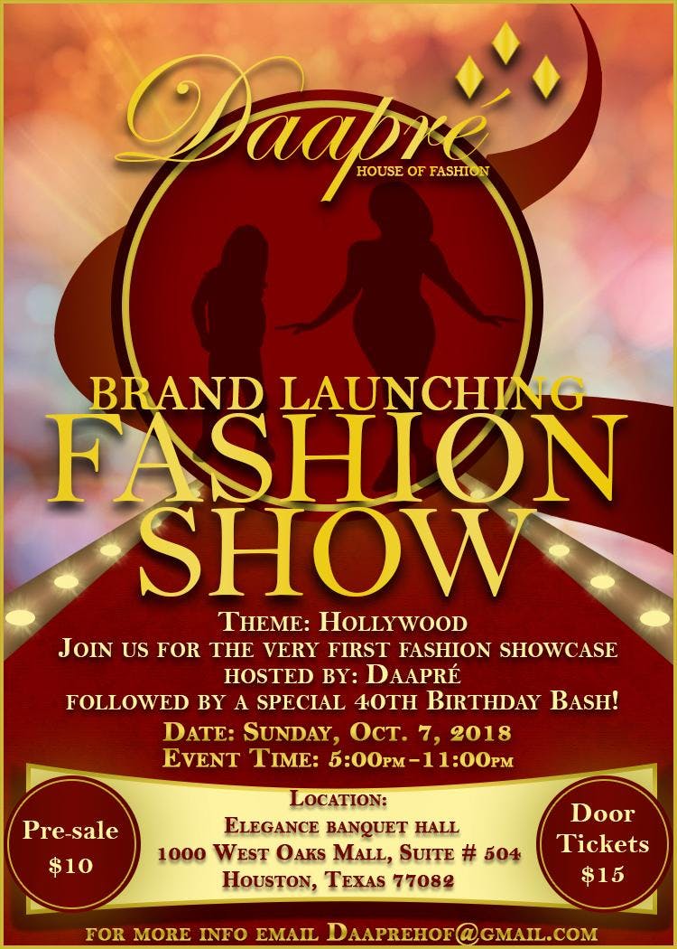 daapré fashion show 7 oct 2018