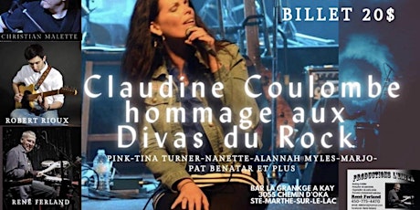 Claudine Coulombe: Hommage aux Divas du Rock