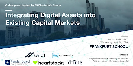 Hauptbild für Integrating Digital Assets into Existing Capital Markets