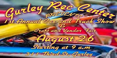 Gurley Rec Center Car Show and Vendor Fair