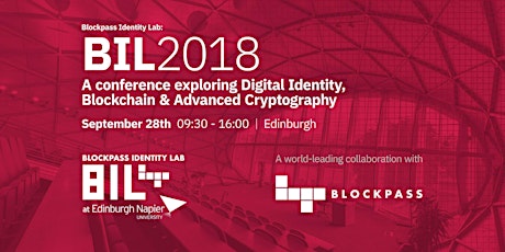 BIL2018 Inaugural Conference on Digital Identity, Blockchain and Cryptography primary image