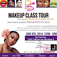 Chicago Beat & Snatched Makeup Class w/ MiMi J. and Jeremy Dell primary image