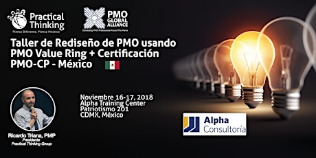 Taller Diseño y Rediseño PMO (PMO Value Ring) & Certificación PMO-CP Ciudad de México 2018 primary image