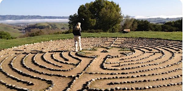 Meditation, Dinner, Labyrinth Walk