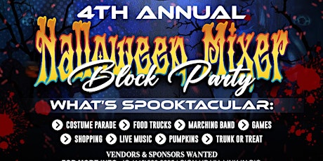4th Annual Halloween Mixer Block Party