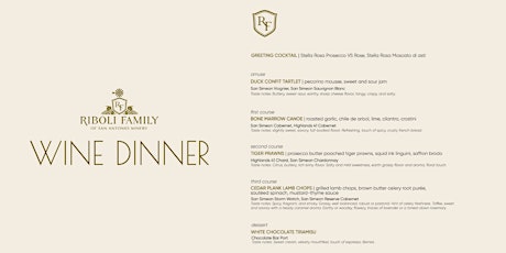 Hauptbild für Café Whitney Presents a Winery Tour Wine Dinner
