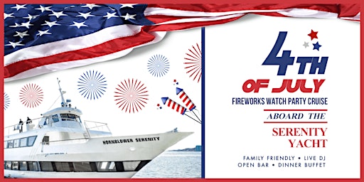 Imagem principal de Serenity Yacht July 4th Family Fireworks Cruise