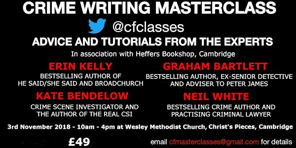 Cambridge Crime Fiction Masterclass