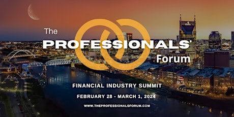 The Professionals' Forum - Financial Industry Summit