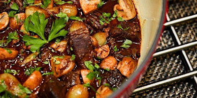 Primaire afbeelding van Date Night - French hands on cooking class :  Boeuf bourguignon