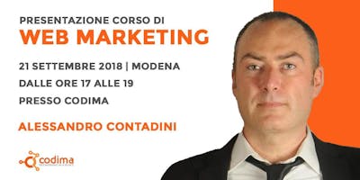 Presentazione Corso Web Marketing - Vuoi avere un piano di web marketing definito e far diventare i tuoi visitatori clienti? Presentazione Corso Web Marketing - Vuoi avere un piano di web marketing definito e far diventare i tuoi visitatori clienti?