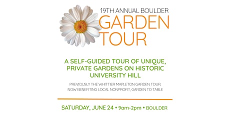 19th Annual Boulder Garden Tour
