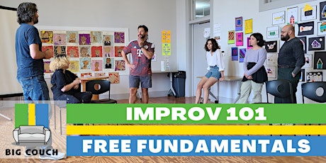 Improv Class: 101 - Free Fundamentals - 4 Saturdays June 3 to 24