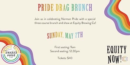 Norman Pride Weekend Drag Brunch - AM Show primary image