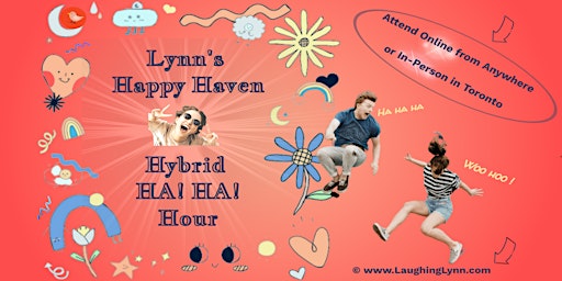 Imagen principal de HaHa Happy Hour | IN-PERSON  and ONLINE | May 17