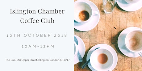 Islington Chamber Coffee Club - October primary image