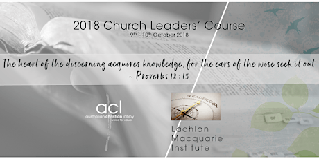 2018 Church Leaders' Course primary image