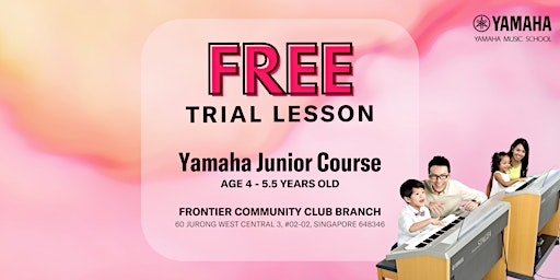 Imagem principal do evento FREE Trial Yamaha Junior Course @ Frontier Community Club