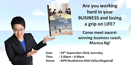 MPH Meet and Greet Award-Winning Business Coach, Maresa Ng primary image