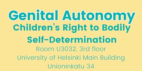 Genital autonomy – children’s right to bodily self-determination primary image