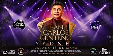 JEAN CARLOS CENTENO "AU TOUR SYDNEY 2023" primary image