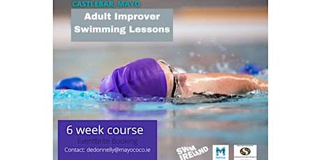 Improvers Adult Swim Lessons Castlebar - Apr 2024 primary image