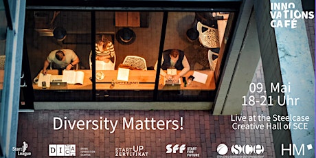 Hauptbild für Innovationscafé: "Diversity Matters!", 09.05.23