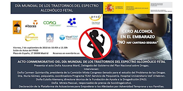 CELEBRACIÓN DEL DÍA MUNDIAL DEL TRASTORNO ALCOHÓLICO FETAL