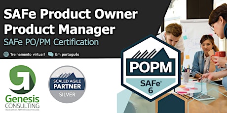 SAFe Product Owner/Product Manager - Live OnLine - Português primary image