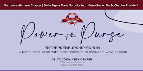 Imagem principal do evento Baltimore Alumnae Chapter, Delta Sigma Theta Inc