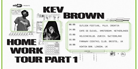 Kev Brown - London - 18th September primary image