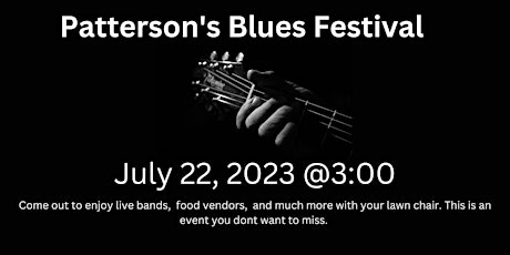 Patterson's Blues Festival