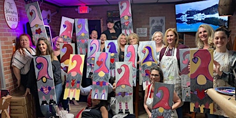 A fun Summer Paint & Sip Party at The Angry Warthog !