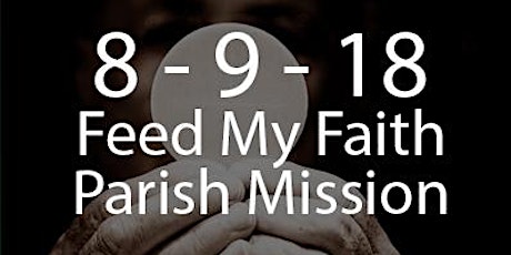 Child Care Registration-Sunday "Feed My Faith" Parish Mission